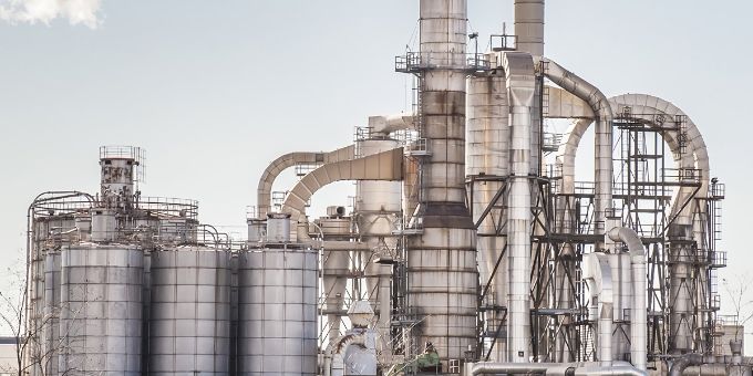 An aircraft is flying under the striking weather.